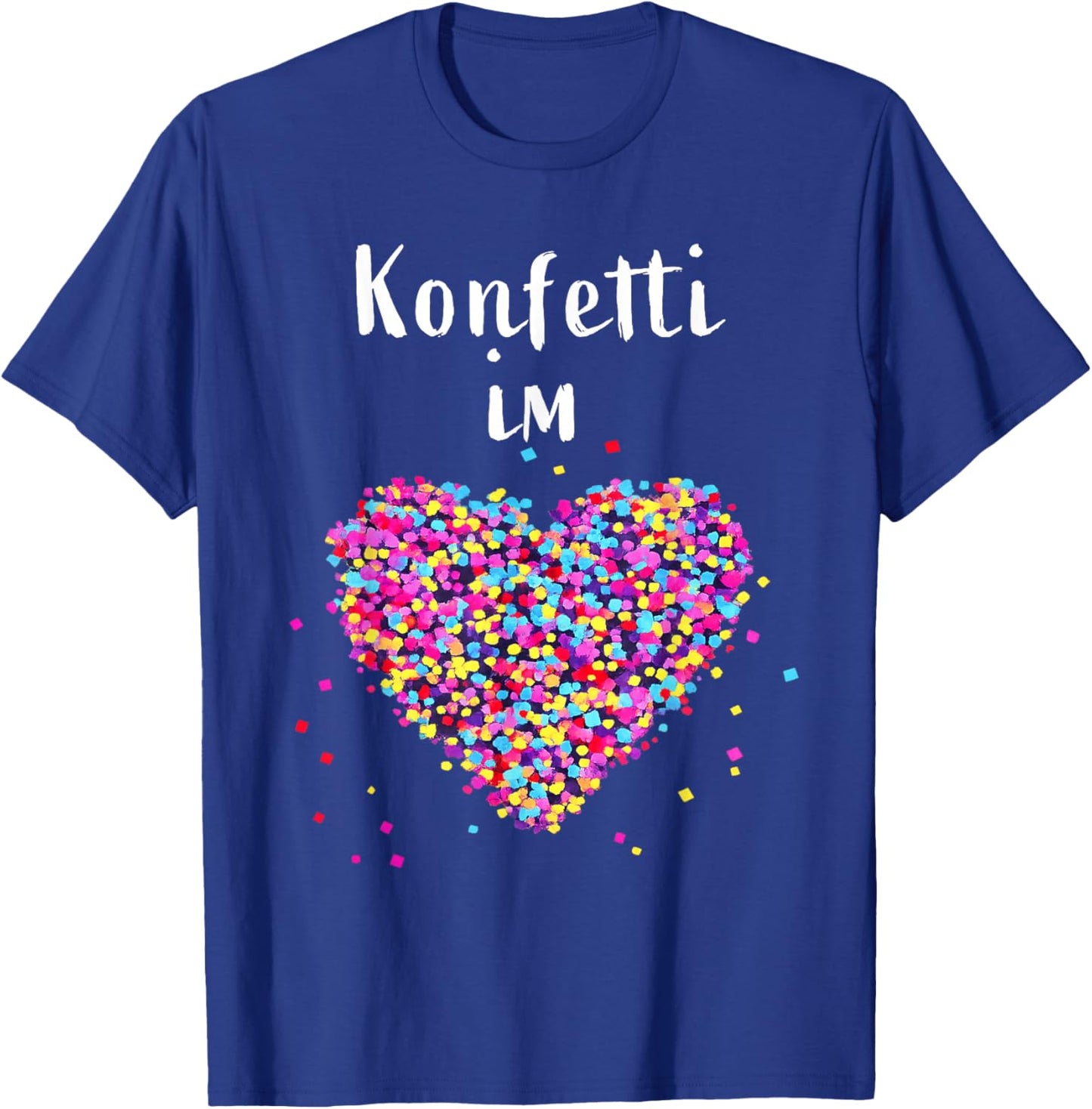 Confetti in Heart Fancy Dress Carnival Confetti Costume Outfit T-Shirt - T-Shirt | Royal