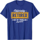 Officially Retired - Retirement Party - Funny Retirement T-Shirt - T-Shirt | Royal