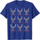 Funny Deer Hunters All of Santa's Reindeer Hunting T-Shirt - T-Shirt | Royal