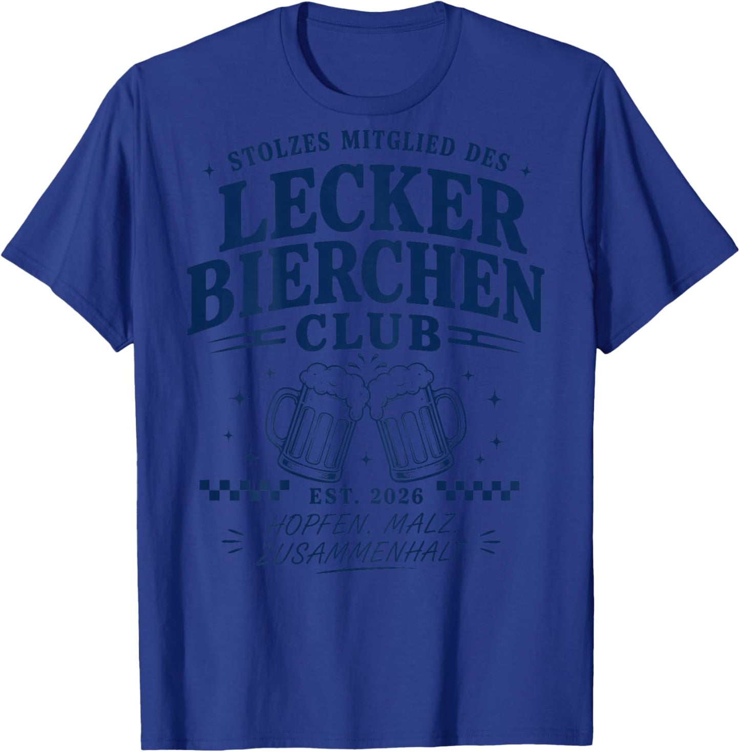 LECKER Bierchen Club T-Shirt - T-Shirt | Royal