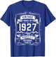 Vintage 1927 99yr 99th Birthday Gifts 99 Years Old T-Shirt - T-Shirt | Royal