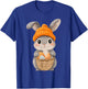 Easter Rabbit Costume Kids Girls Boys Decor Easter Bunny T-Shirt - T-Shirt | Royal