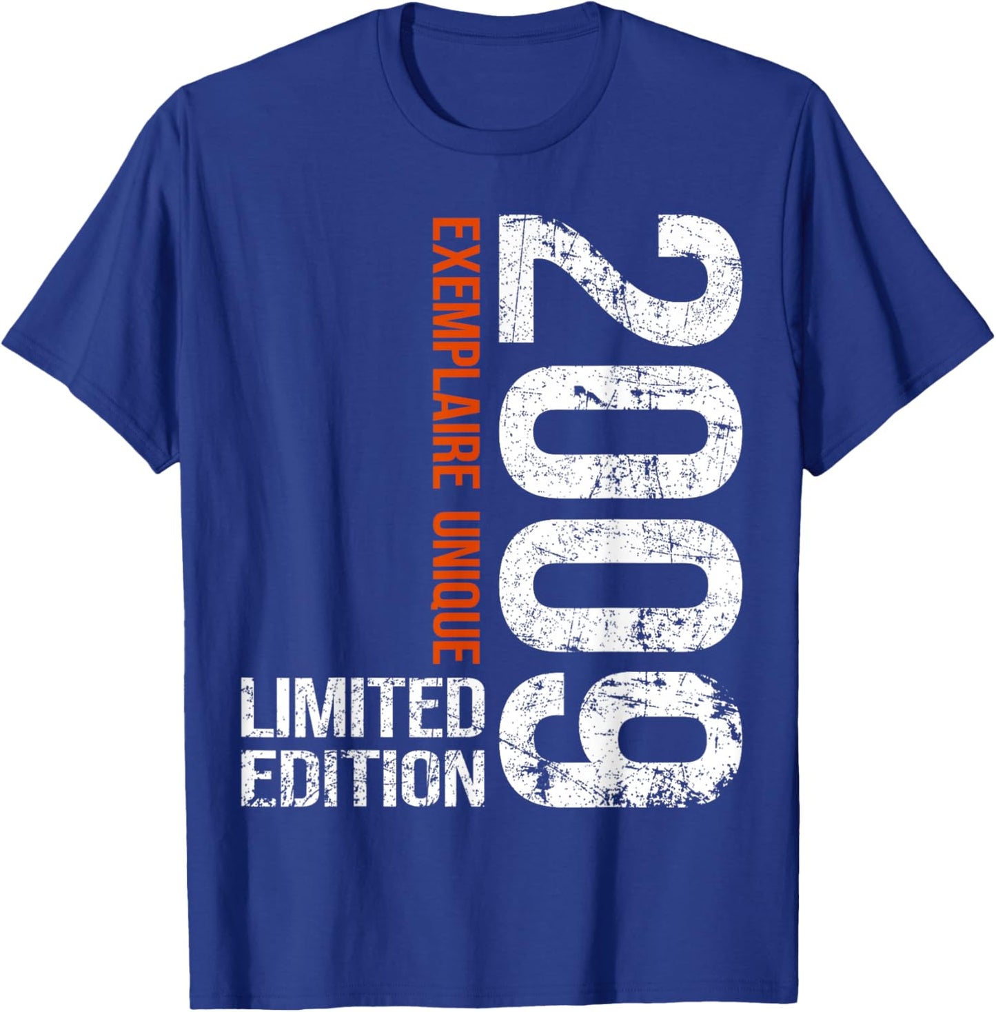 16th Anniversary 2009 Vintage 16 Years Boy and Girl 2009 T-Shirt - T-Shirt | Royal