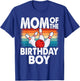 Mom of the Birthday Boy Matching Family Bowling Birthday T-Shirt - T-Shirt | Royal