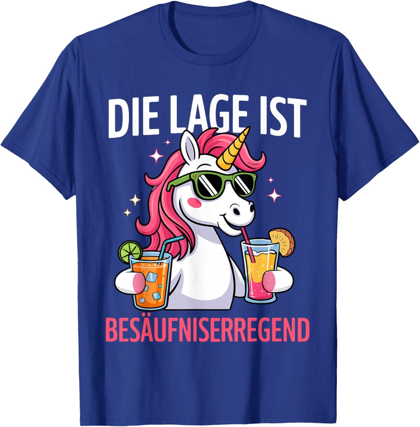 Die Lage ist besäufniserregend Unicorn Costume Carnival T-Shirt - T-Shirt | Royal