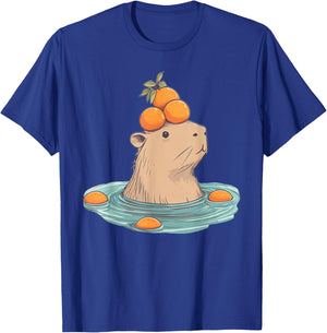 Capybara Orange T-Shirt - T-Shirt | Royal