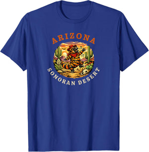 Arizona Sonoran Desert Dancing Gila T-Shirt - T-Shirt | Royal