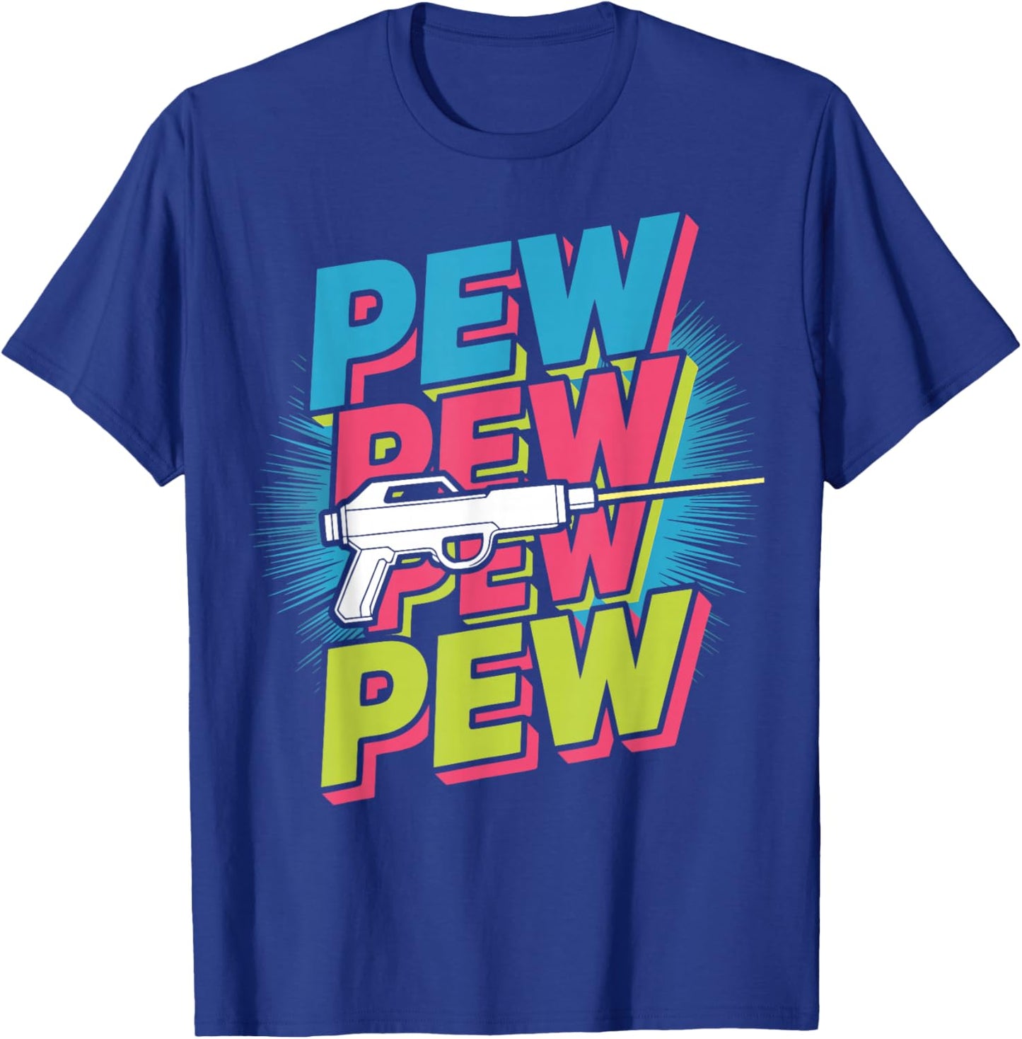 Laser Tag Player Arcade Playing Laser Tag T-Shirt - T-Shirt | Royal