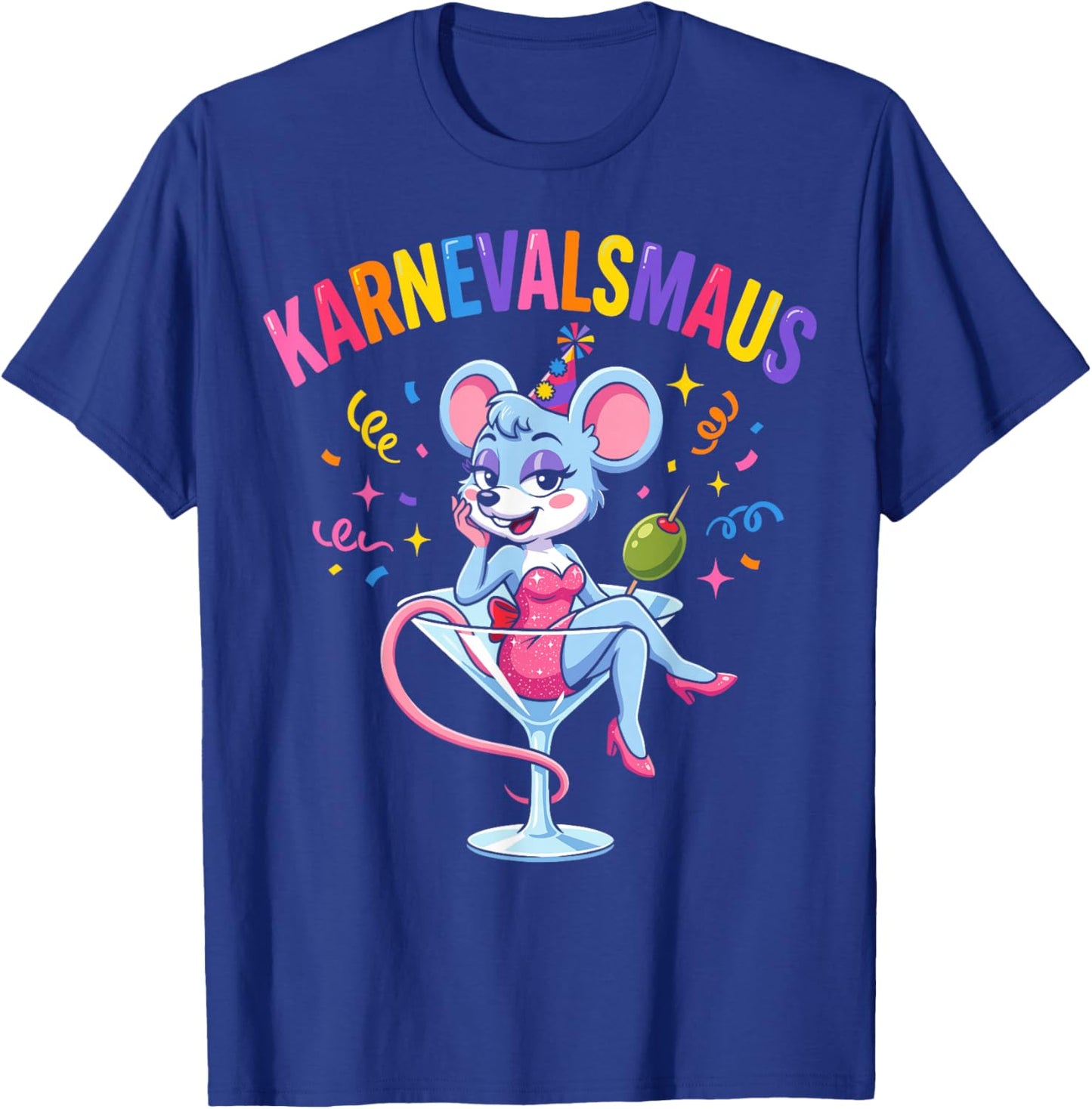 Carnival Mouse Women's Costume Replacement Cologne Alaaf Look T-Shirt - T-Shirt | Royal