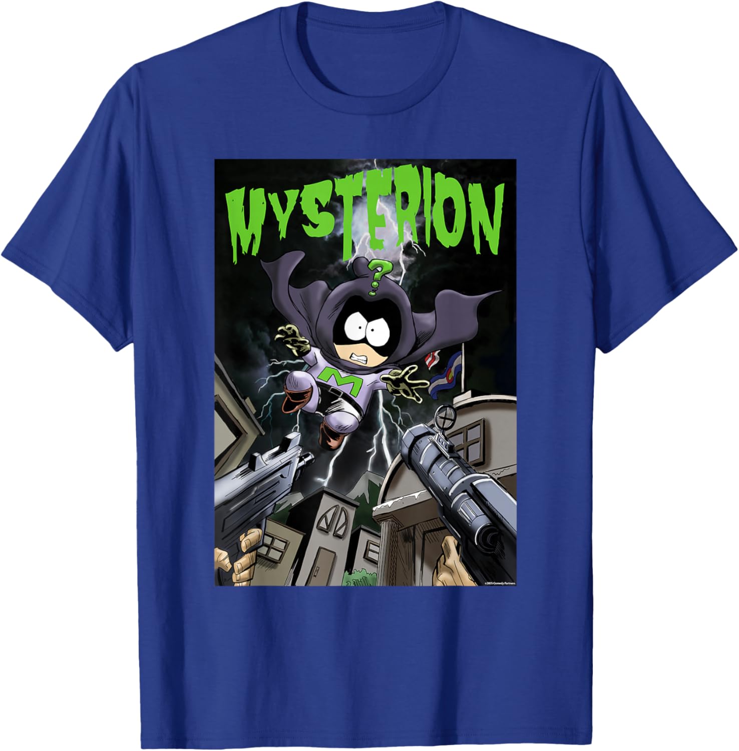 South Park Kenny Mysterion Rises, Bande dessinée de Super héros Lol Retro T-Shirt - T-Shirt | Royal