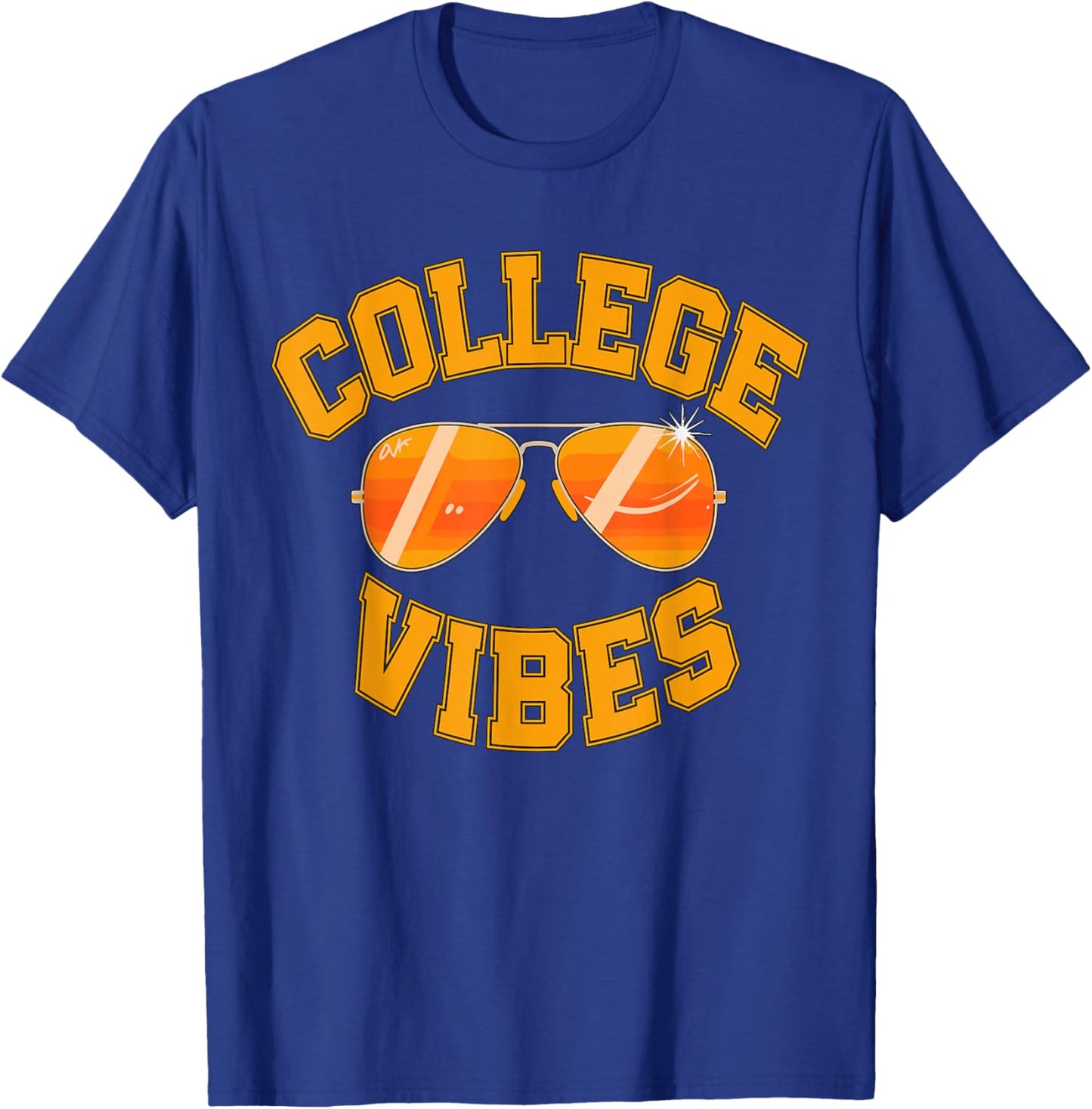 College Vibes Only Student Back to School T-Shirt - T-Shirt | Royal