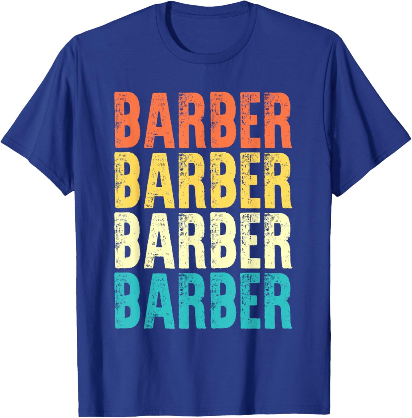 Barber Vintage Style Job T-Shirt - T-Shirt | Royal
