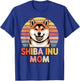 Retro Shiba Inu Mom T-Shirt - T-Shirt | Royal