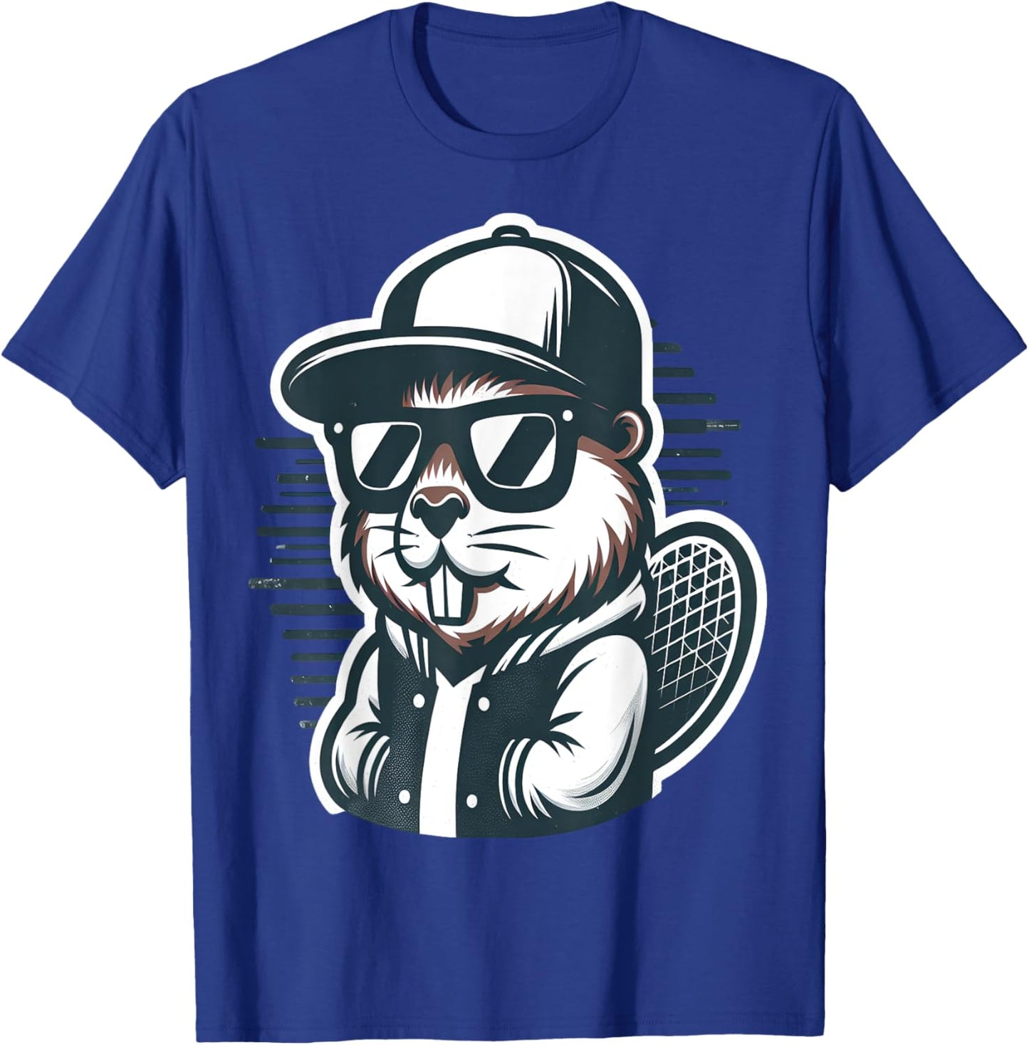 Vintage Beaver T-Shirt - T-Shirt | Royal