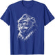 Monkey Portrait Black and White Animal Lover T-Shirt - T-Shirt | Royal