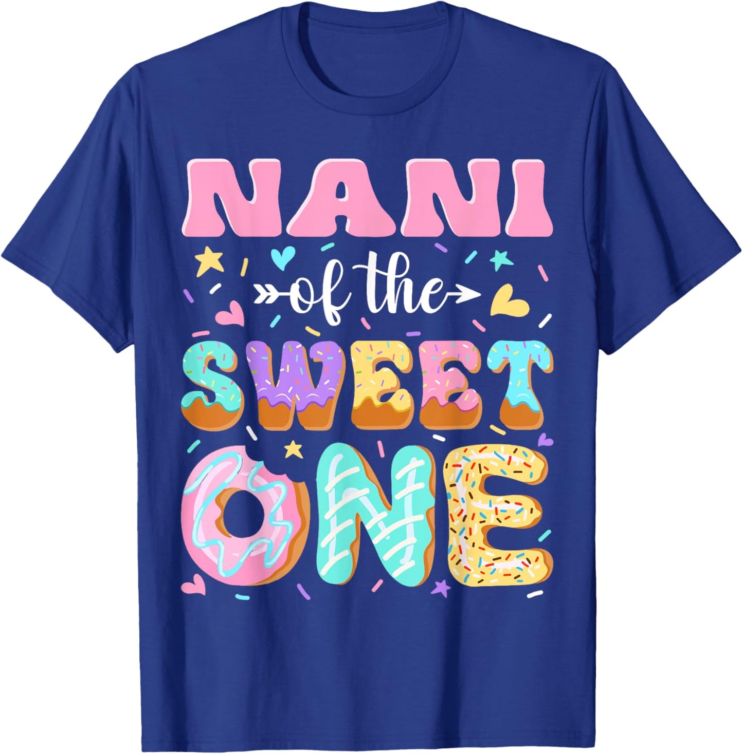 Nani of The Sweet One First Birthday Matching Family T-Shirt - T-Shirt | Royal