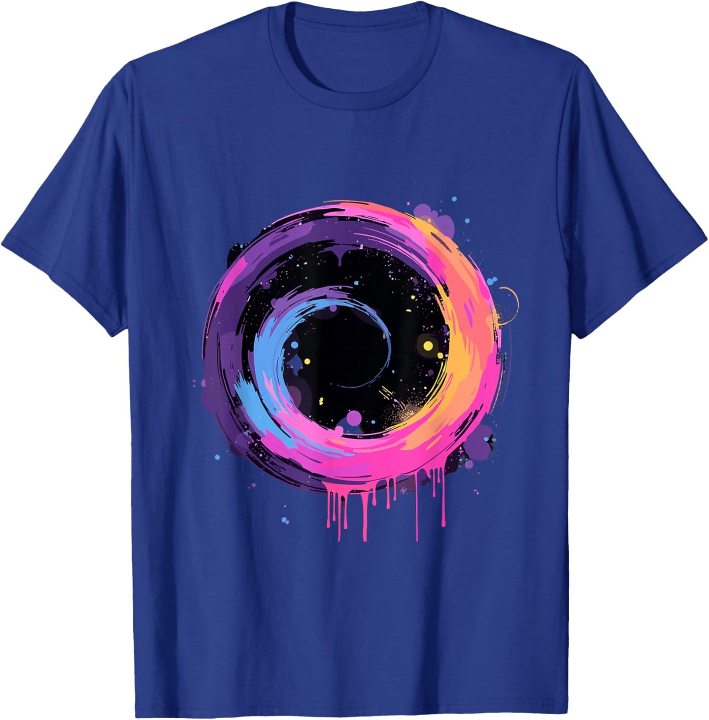 Cosmic Graffiti Galaxy Swirl T-Shirt - T-Shirt | Royal
