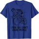 Cycling Road Bike Funny Bicycle Cyclist T-Shirt - T-Shirt | Royal
