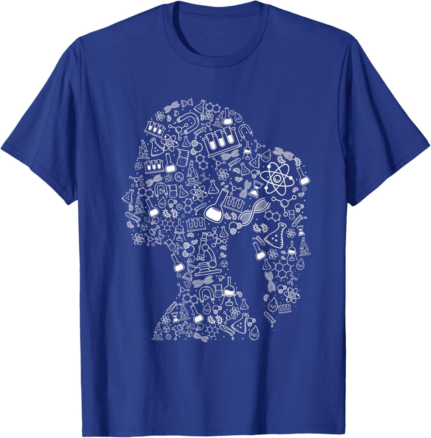 Woman In Science - Chemistry Student Biologist Chemist T-Shirt - T-Shirt | Royal