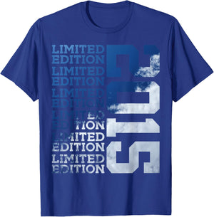 11 Years Limited Edition 2015 11TH Birthday T-Shirt - T-Shirt | Royal
