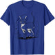 Line Art Cornish Rex Minimalist T-Shirt - T-Shirt | Royal
