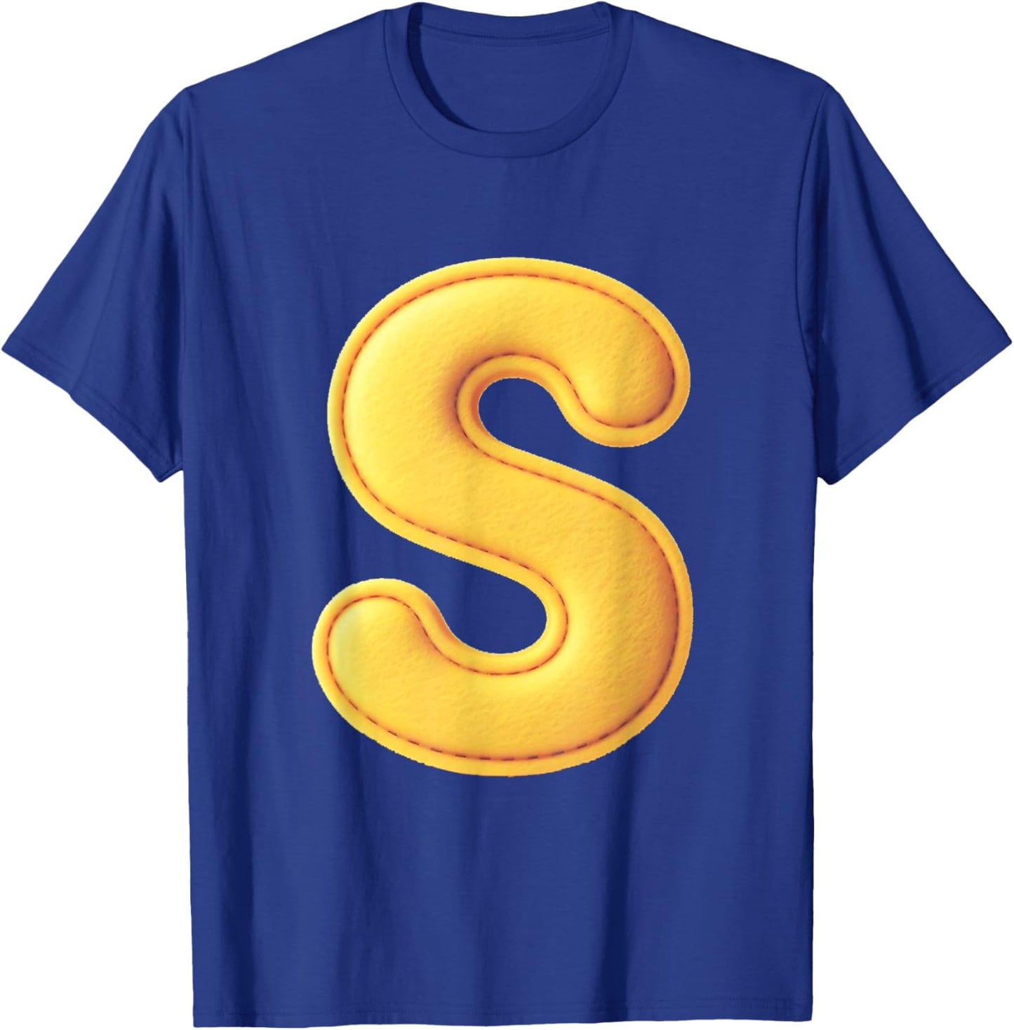 Letter S Funny Chipmunk Group Matching Costume T-Shirt - T-Shirt | Royal
