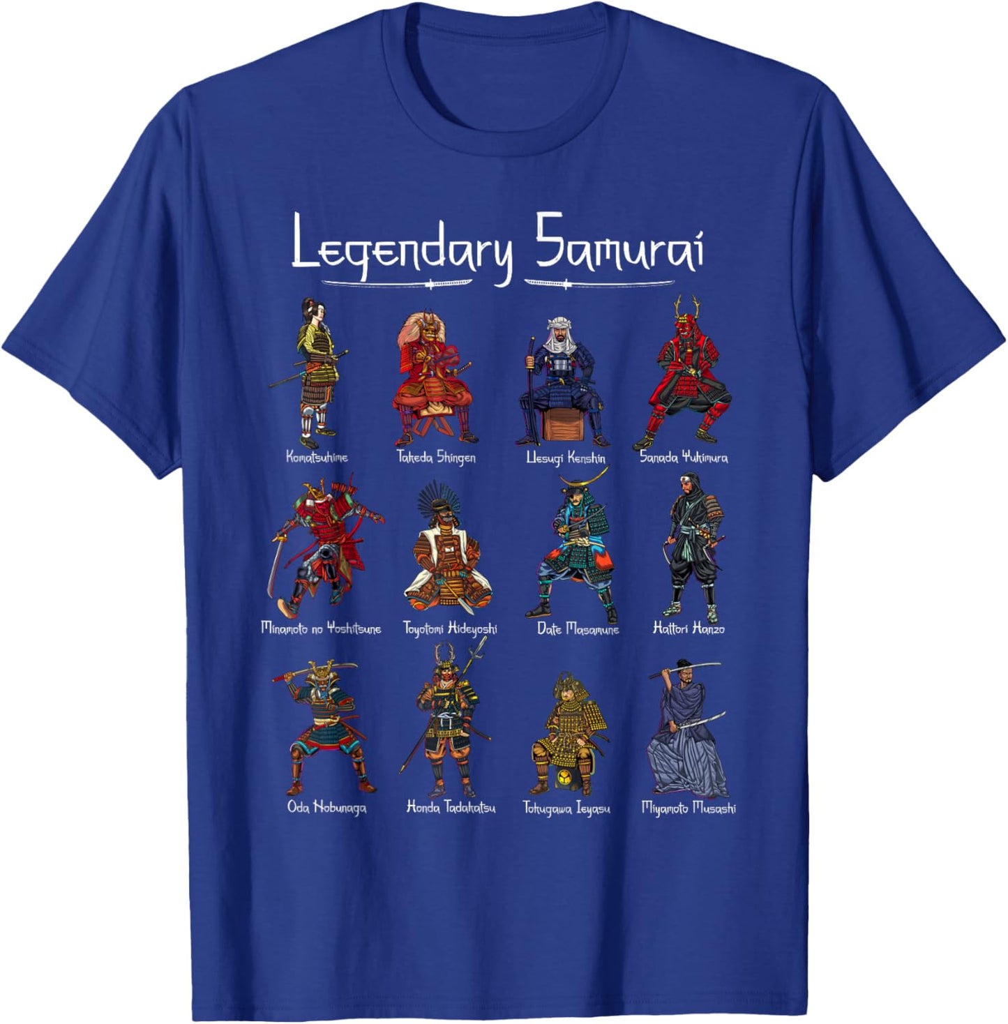 Japanese Martial Arts - Legendary Samurai T-Shirt - T-Shirt | Royal