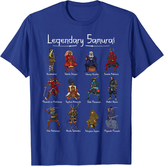 Japanese Martial Arts - Legendary Samurai T-Shirt - T-Shirt | Royal