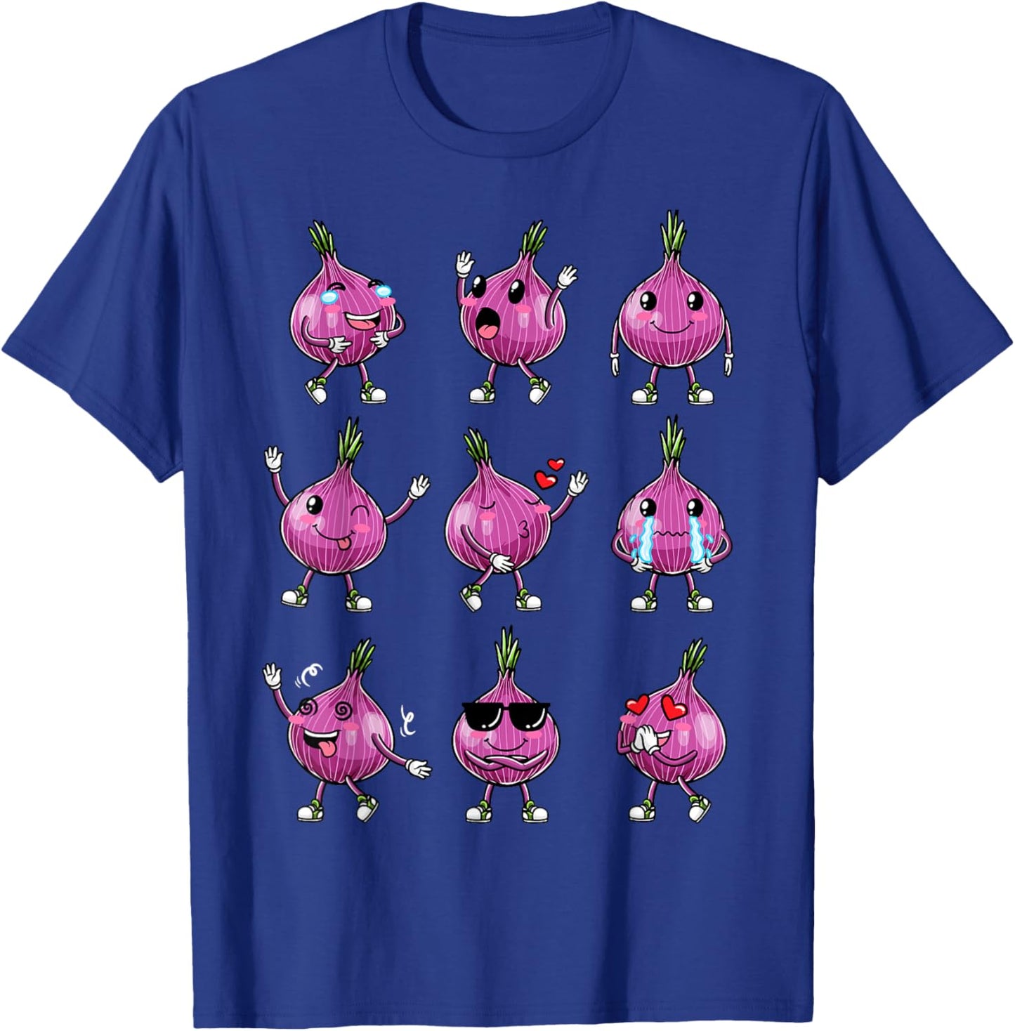 Red Funny Onion T-Shirt - T-Shirt | Royal
