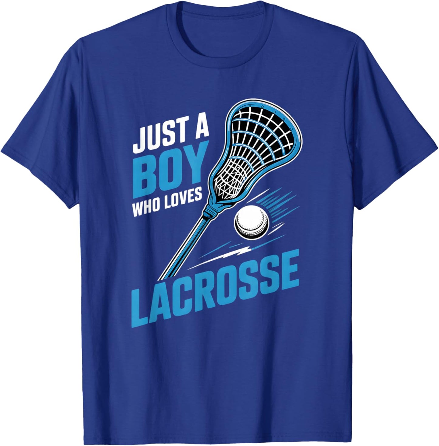Boys Lacrosse T-Shirt - T-Shirt | Royal