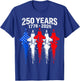 USA Independence 250th Anniversary 1776 2026 Patriotic Eagle T-Shirt - T-Shirt | Royal