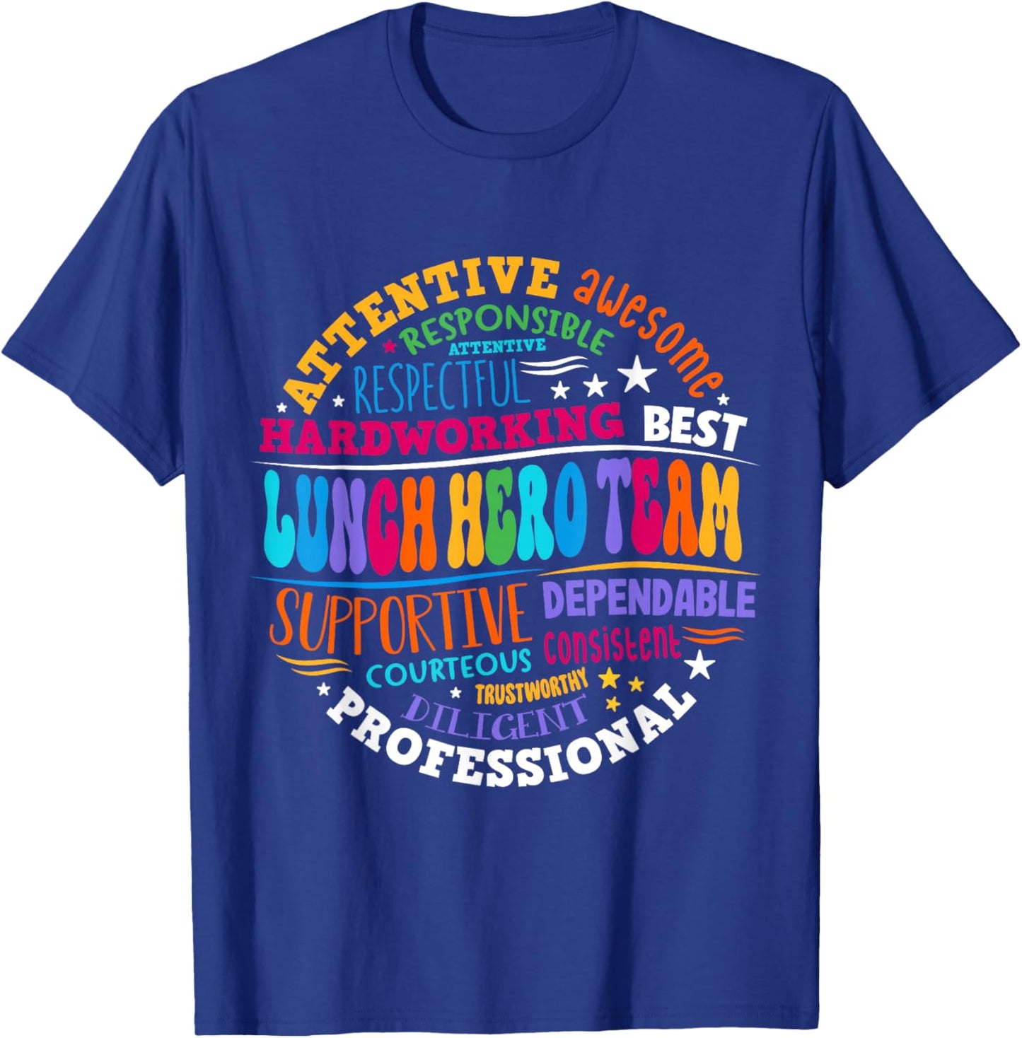 Lunch Hero Team Funny School Cafeteria Workers Lady T-Shirt - T-Shirt | Royal