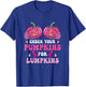 Check Your Pumpkins Breast Cancer Awareness Halloween T-Shirt - T-Shirt | Royal