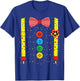 Clown Carnival Costume Clown Costume Clown Fancy Dress T-Shirt - T-Shirt | Royal