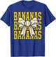 Banana Bow Ribbon Fruit Women Girls Kids T-Shirt - T-Shirt | Royal