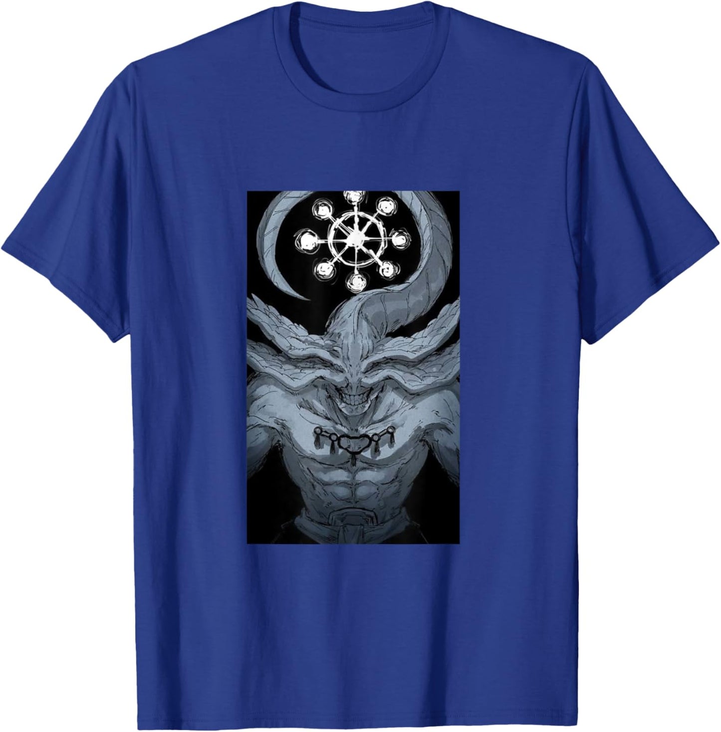 JujuCustoms Anime Apparel , Black, Small, Short Sleeve, , Classic Fit, Anime Graphic T-Shirt - T-Shirt | Royal