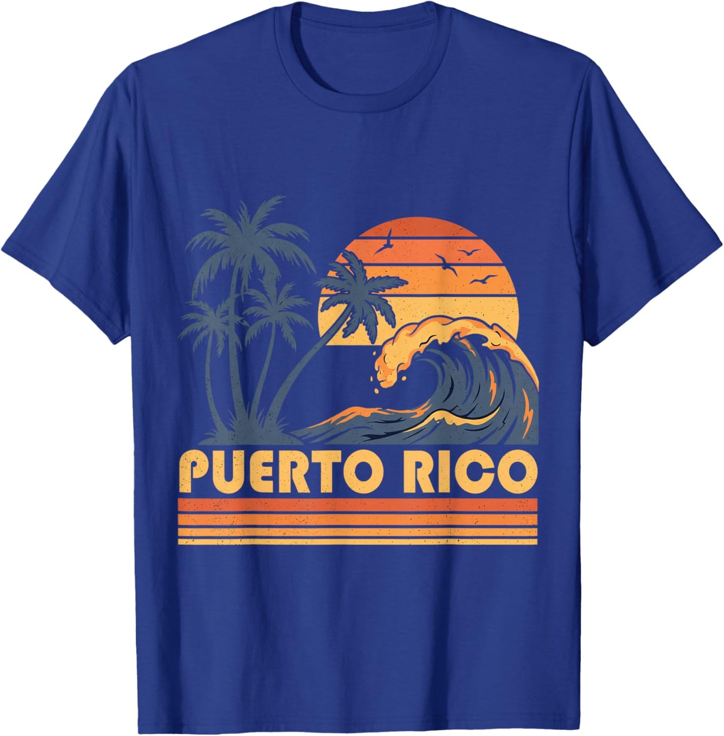 Vintage Beach Vacation T-Shirt - T-Shirt | Royal