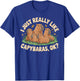 Funny Capybara Art Women Kids Capybara Lover T-Shirt - T-Shirt | Royal