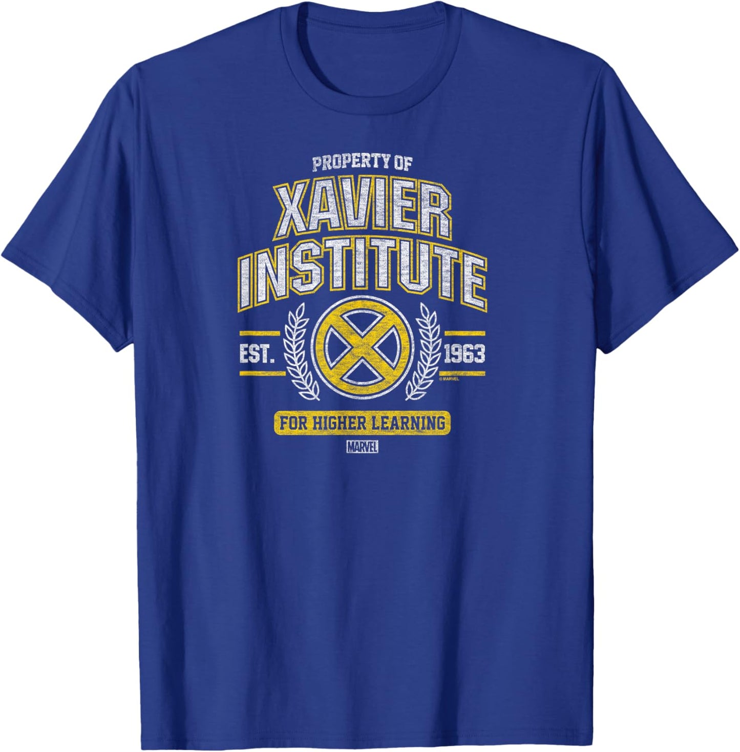X-Men - Property Of Xavier Institute T-Shirt - T-Shirt | Royal