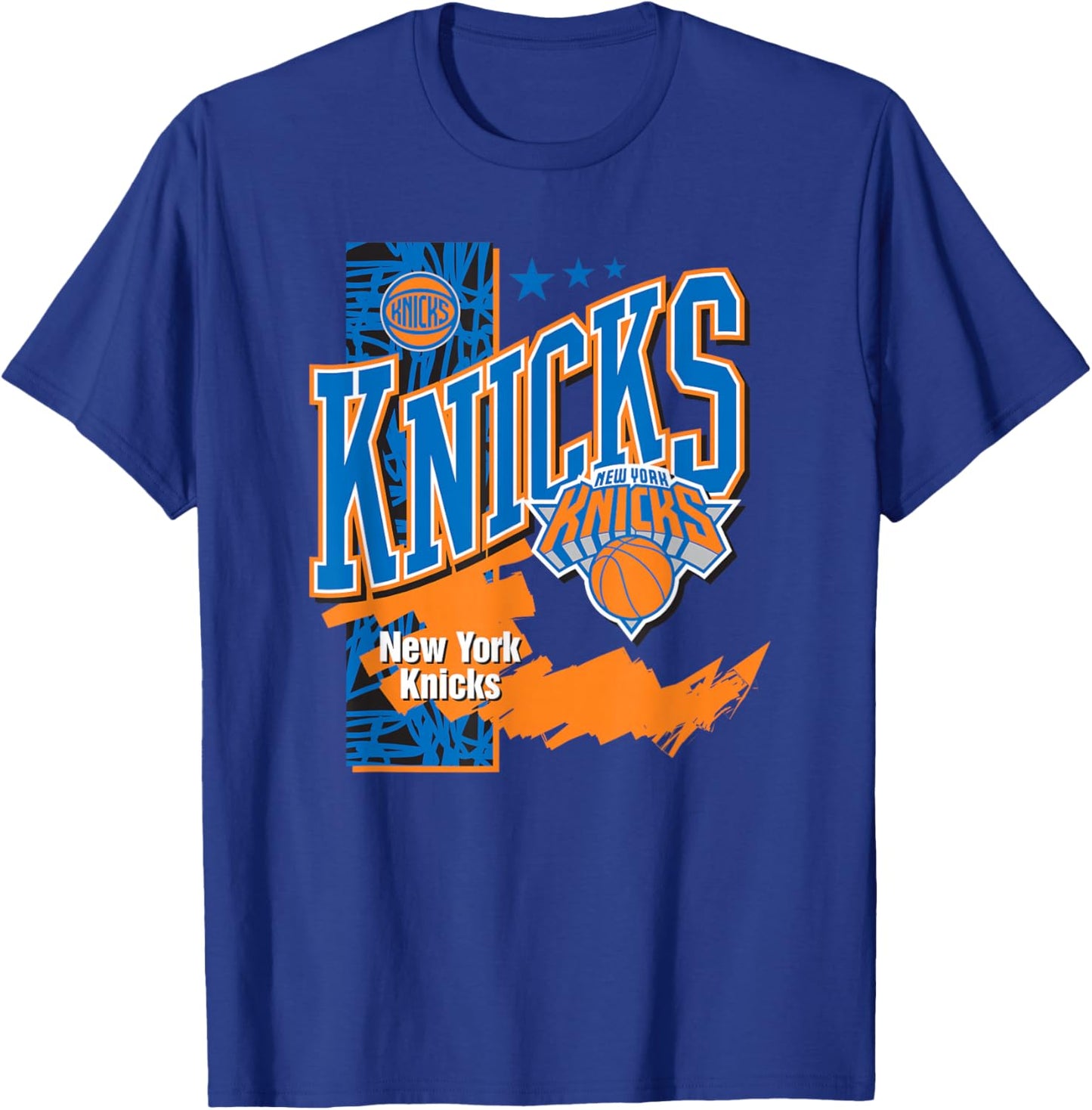 Offizieller NBA-Spieler der New York Knicks gesperrt T-Shirt - T-Shirt | Royal