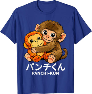 Japan Heartbreaking Abandoned Monkey Story Punchi Kun Punch T-Shirt - T-Shirt | Royal