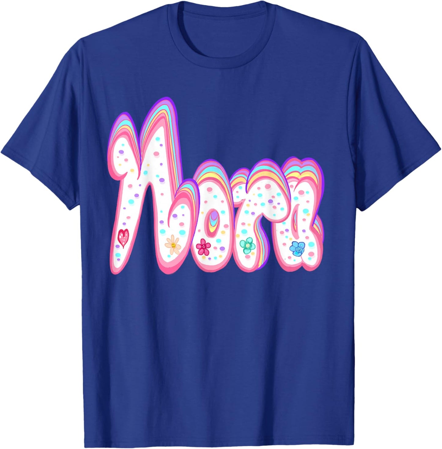 Nora Name Custom Personalized Gift Girls and Women T-Shirt - T-Shirt | Royal