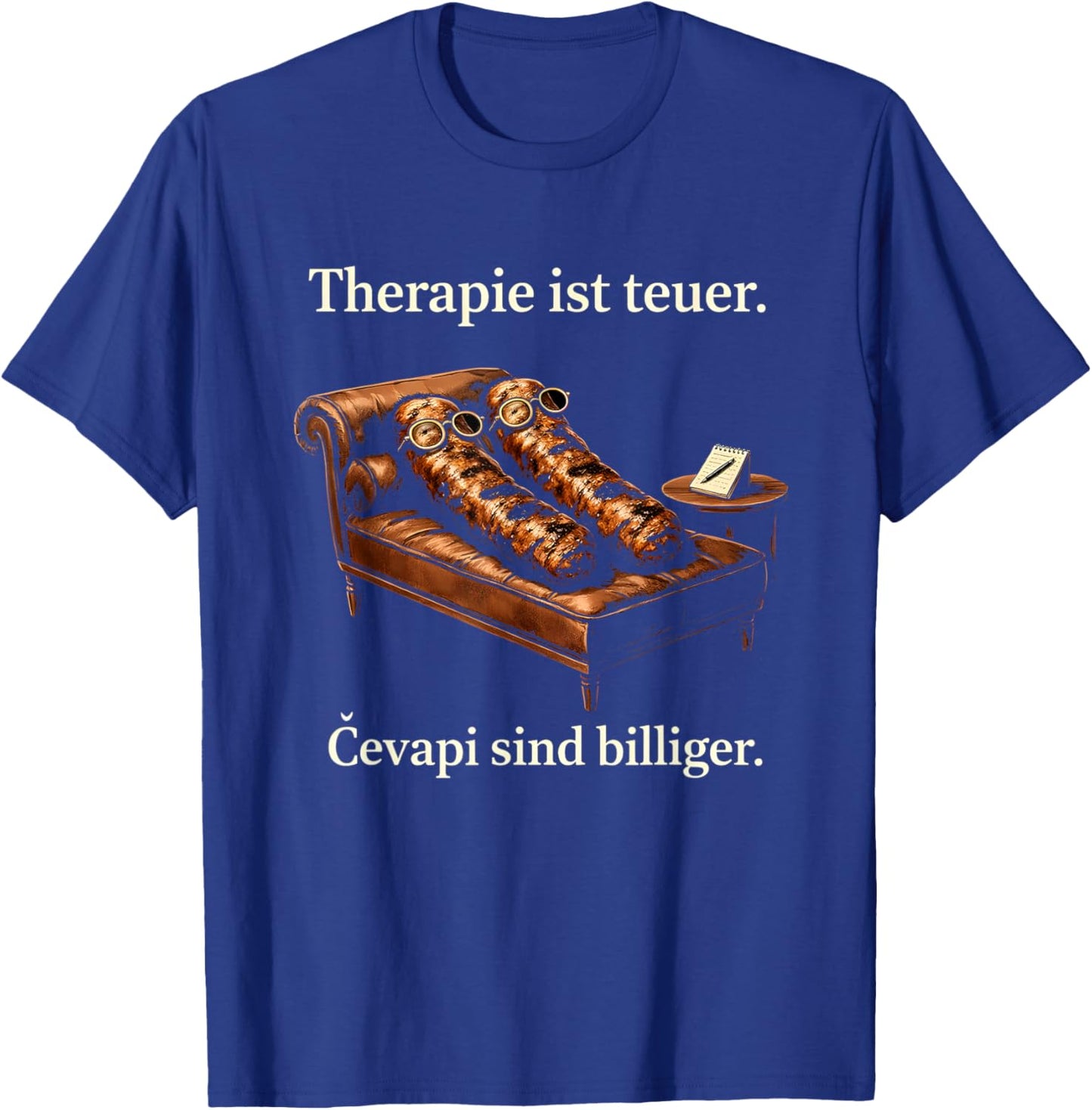 Lustiges Cevapcici Motiv - Balkan Food Grillen Spruch T-Shirt - T-Shirt | Royal