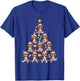 Christmas Tree Light Santa Cavalier King Charles Spaniel Dog Men Women Kids T-Shirt - T-Shirt | Royal