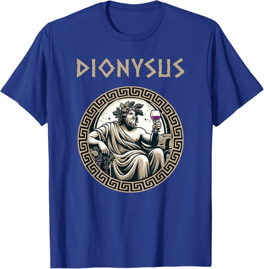 Dionysus Greek God T-Shirt - T-Shirt | Royal