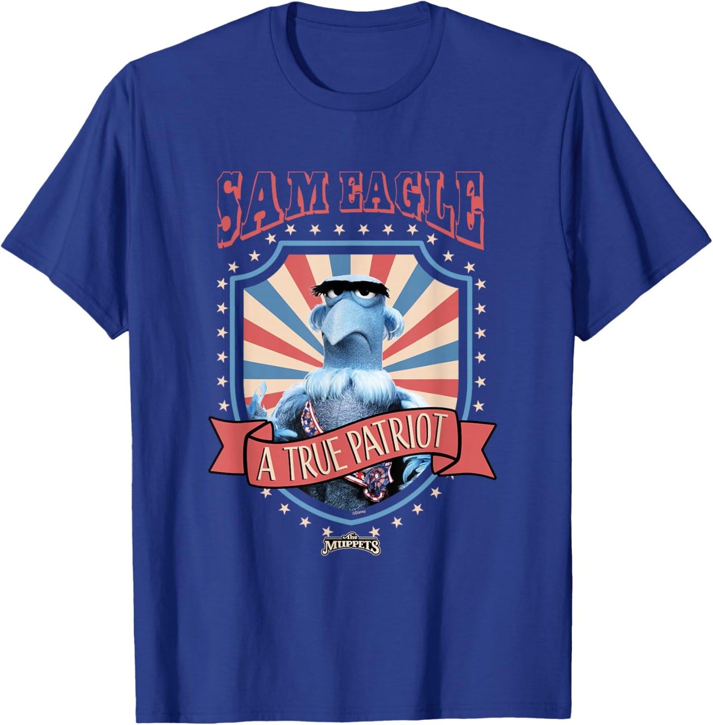 Disney The Muppets 4th of July Sam Eagle Americana T-Shirt - T-Shirt | Royal
