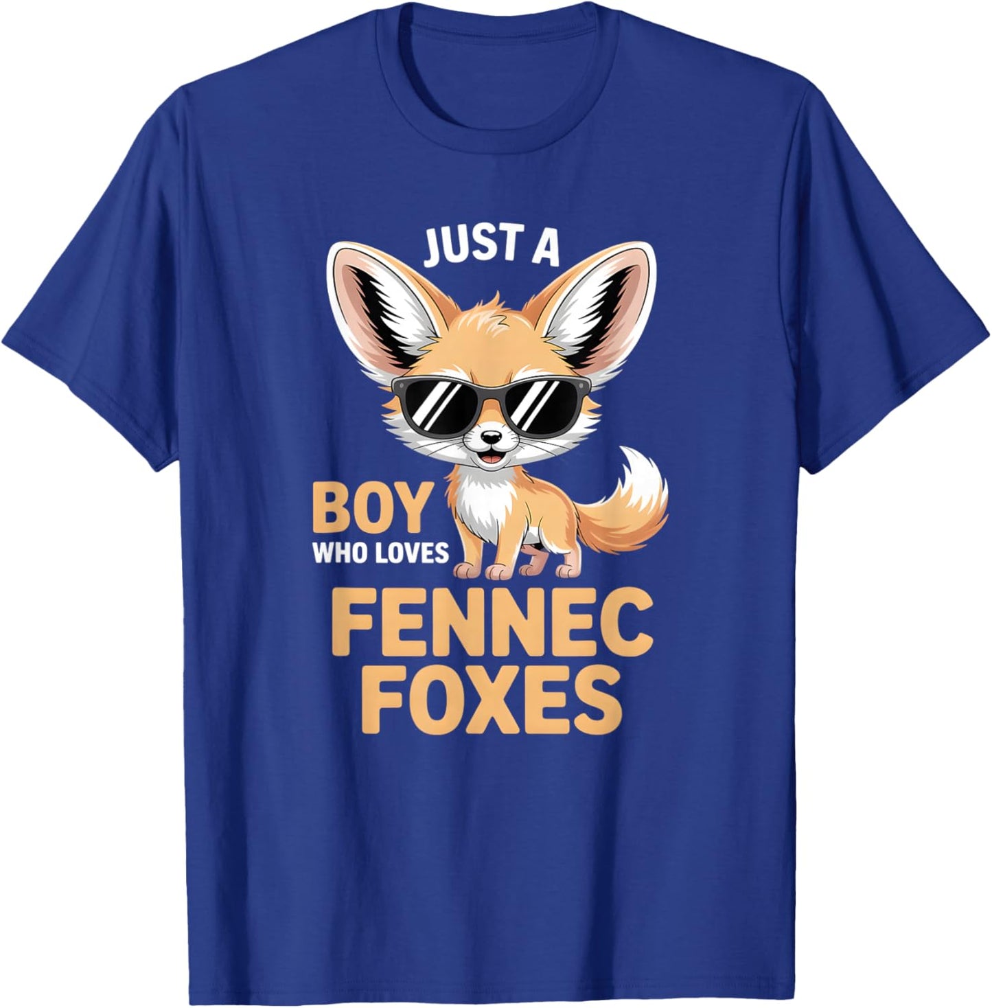 Boys Fennec Fox T-Shirt - T-Shirt | Royal