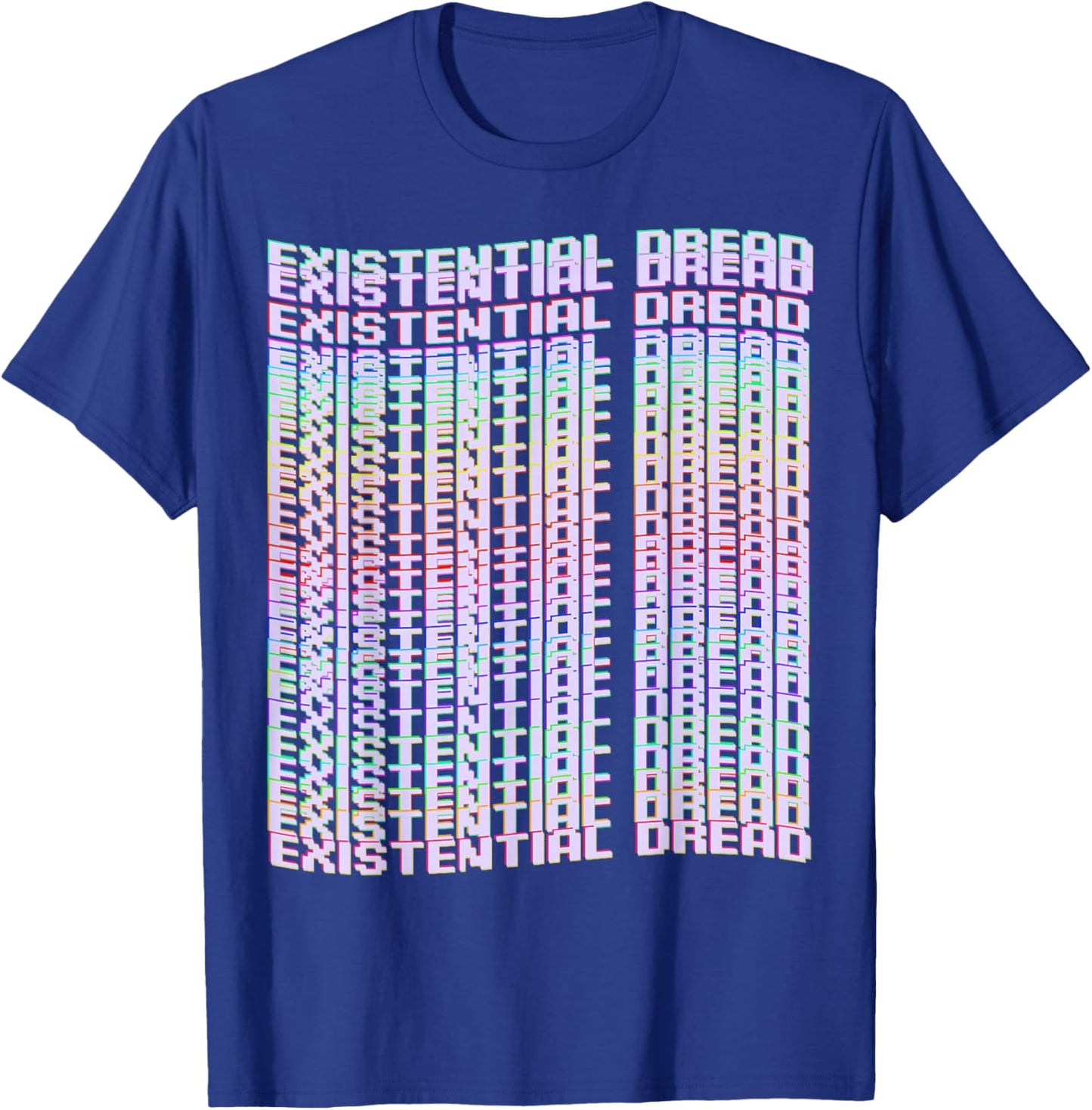 Existential Dread Vaporwave Streetwear Aesthetic Cyberpunk T-Shirt - T-Shirt | Royal