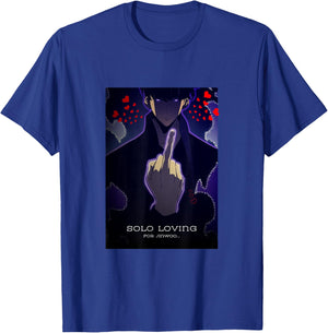 Solo Loveling - Anime Inspired For Japanese Lovers , Black, S T-Shirt - T-Shirt | Royal