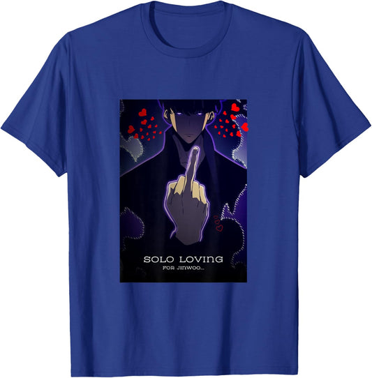 Solo Loveling - Anime Inspired For Japanese Lovers , Black, S T-Shirt - T-Shirt | Royal